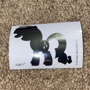 2015 Rarity My Little Pony Dg Tag Series Sticker Decal